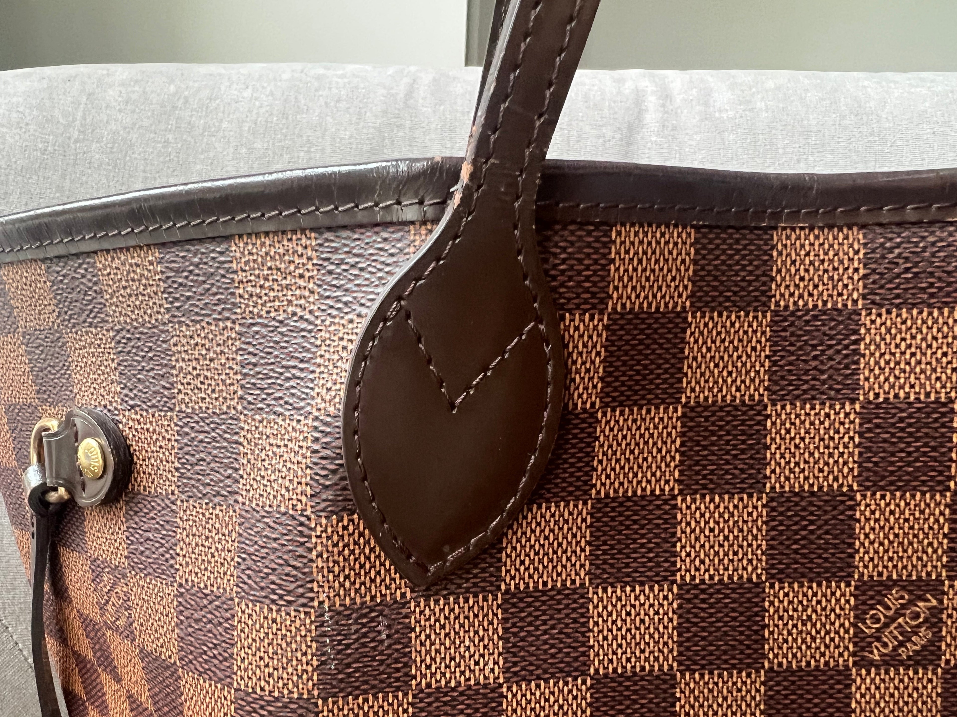 Louis Vuitton Neverfull MM Damier Ebene Cherry Interior (RRP £1,410)
