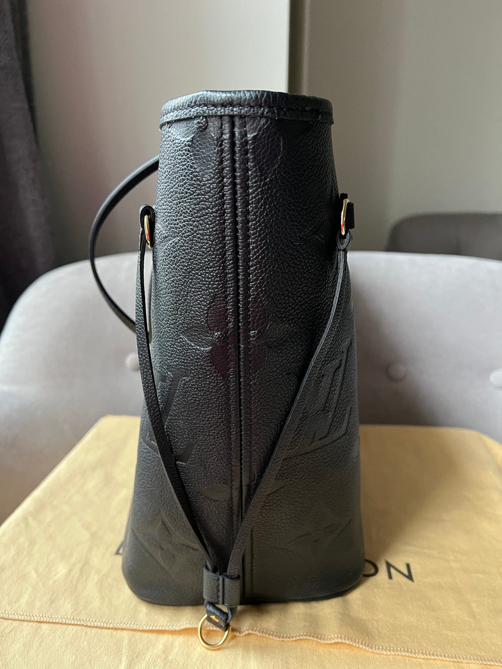 Louis Vuitton Neverfull MM Black Empreinte (RRP £1,940)