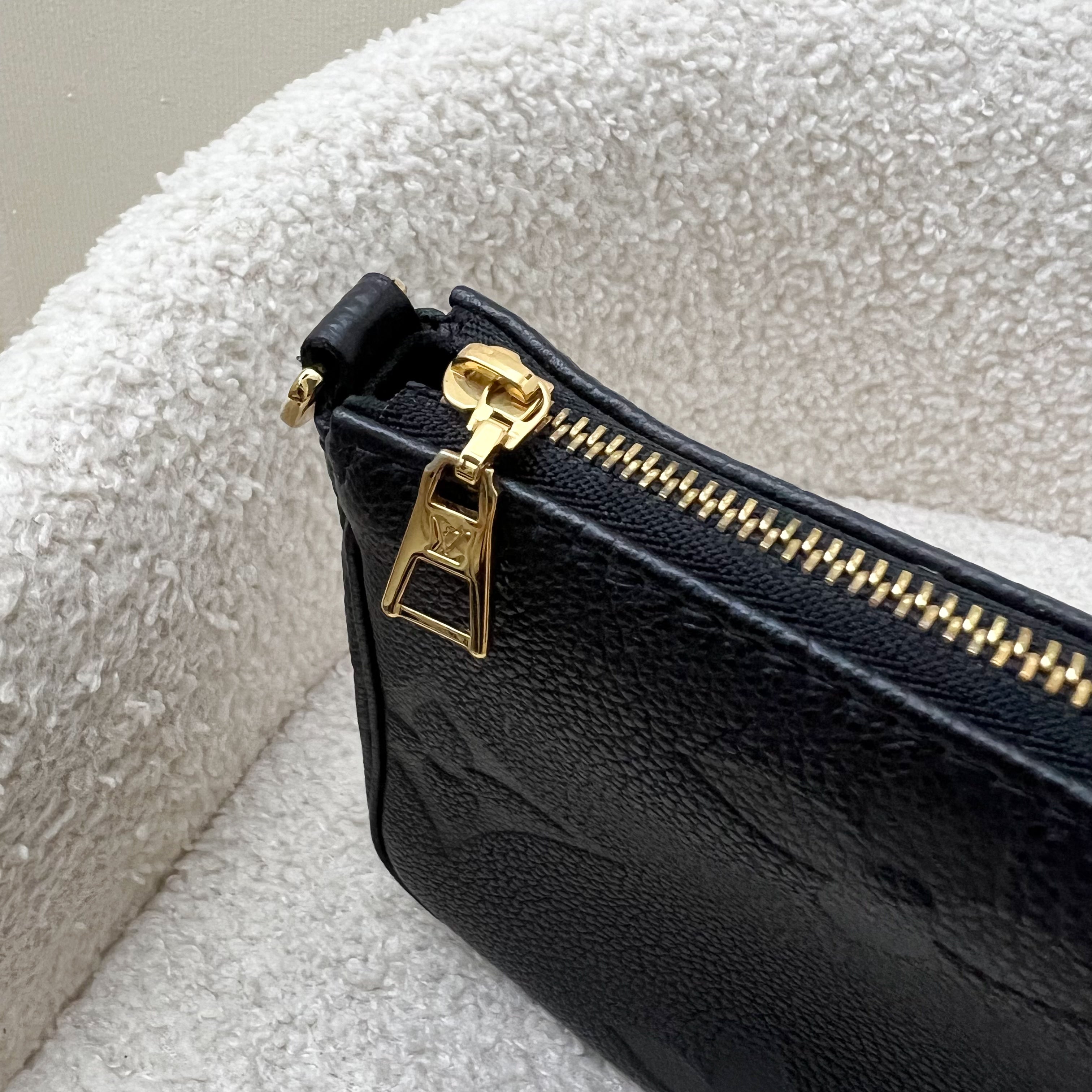 LV Multi Pochette Accessoires MPA in Black Empreinte Leather and GHW