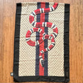GUCCI Monogram Kingsnake Wool Scarf