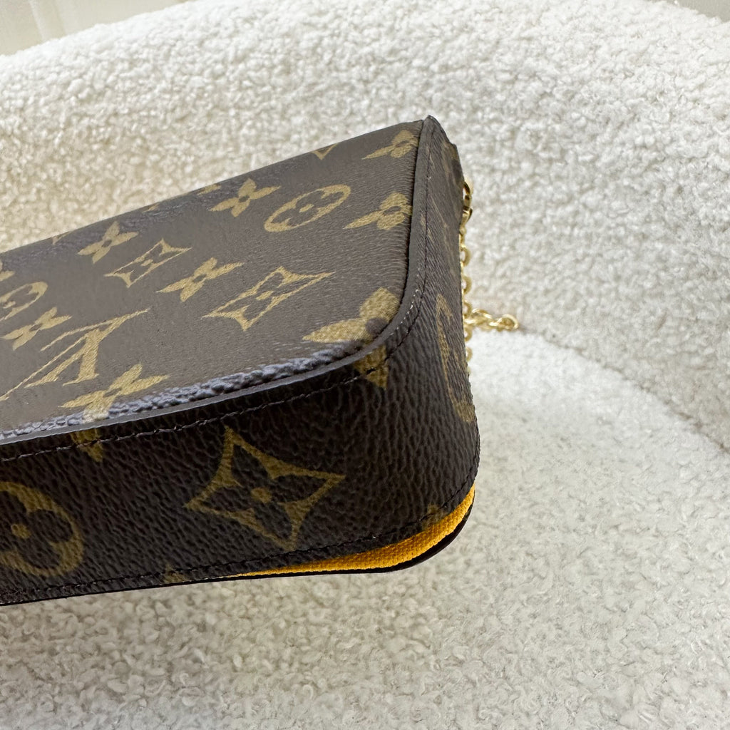 LV Felicie Pochette in Vivienne in New York Monogram Canvas and GHW
