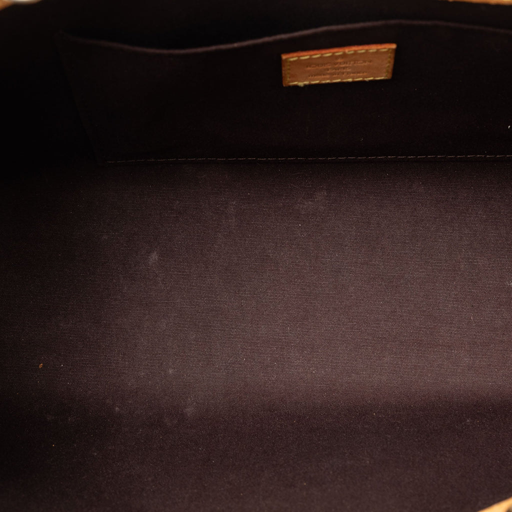 Purple Louis Vuitton Monogram Vernis Roxbury Drive Satchel