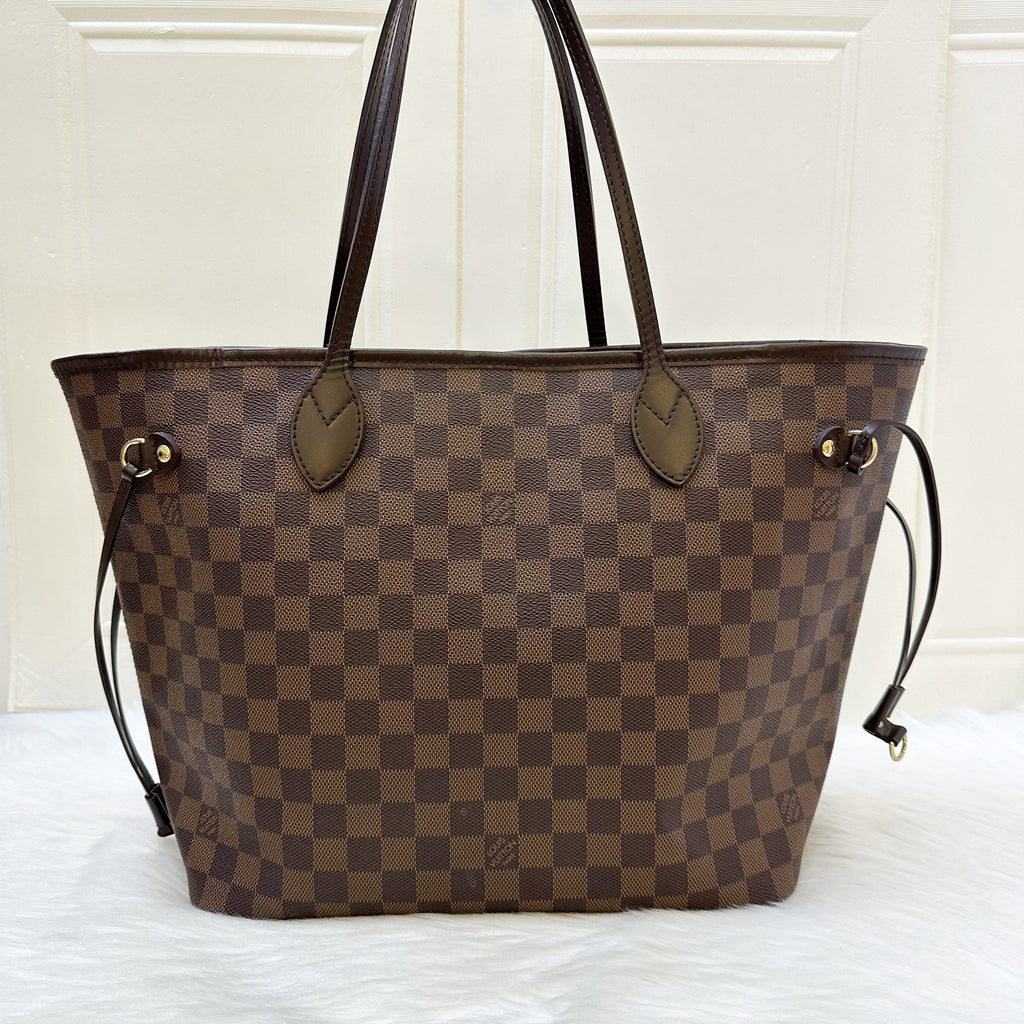 LV Neverfull MM in Damier Ebene Canvas (Older model without attached pouch)