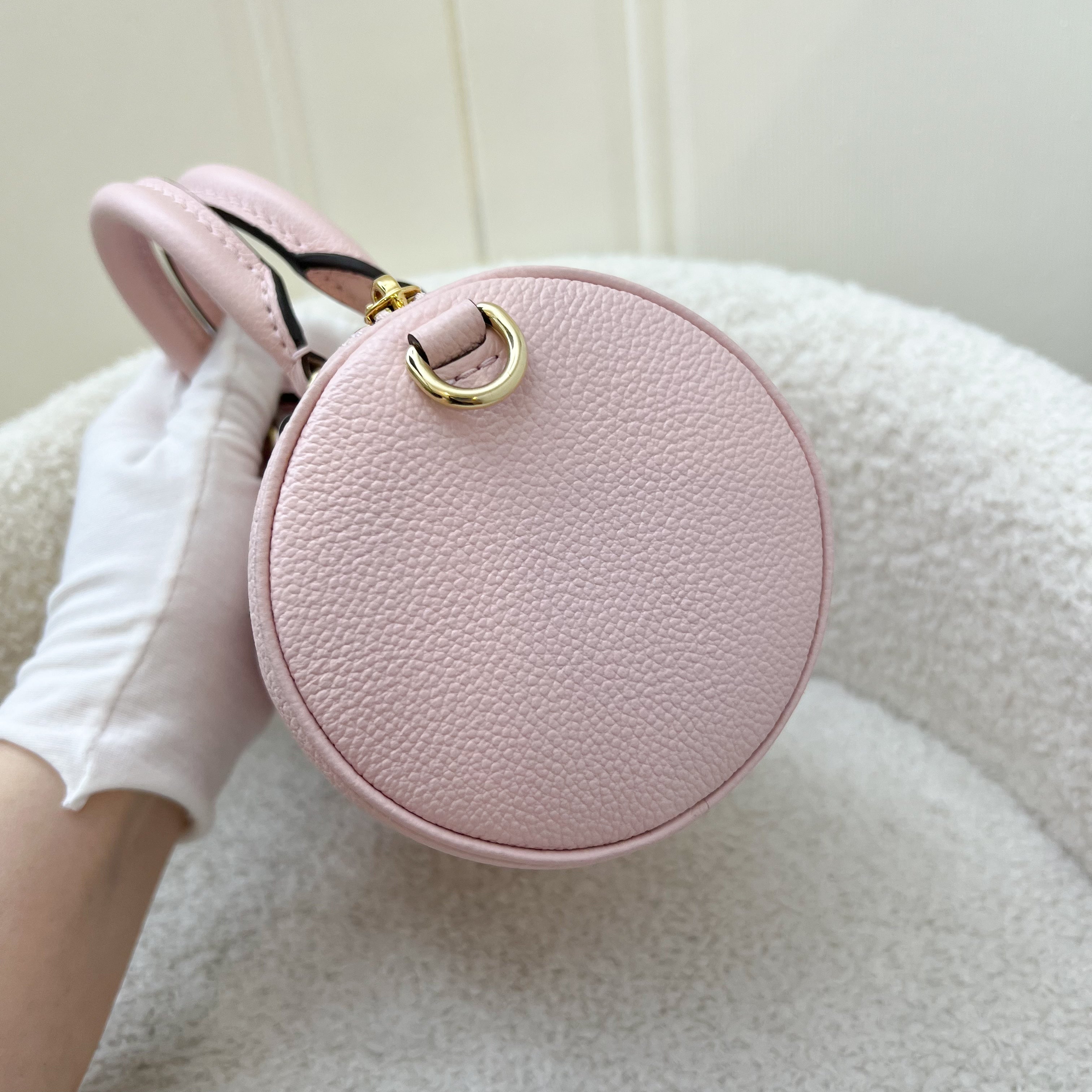LV Papillon BB By the Pool Gradient Pink Empreinte Leather