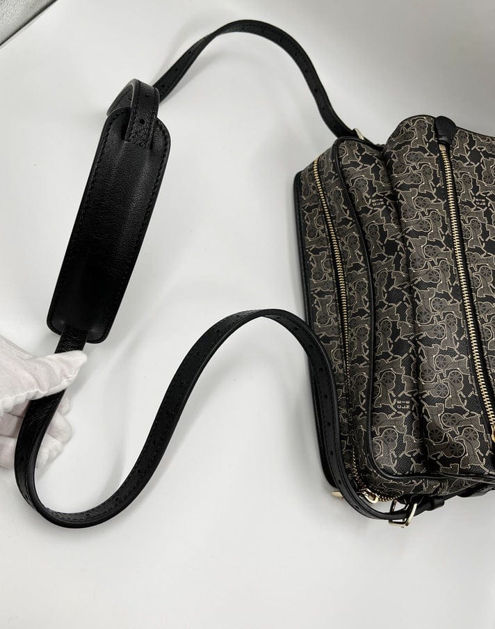 Vintage Celine Coated Canvas Sulky Bag