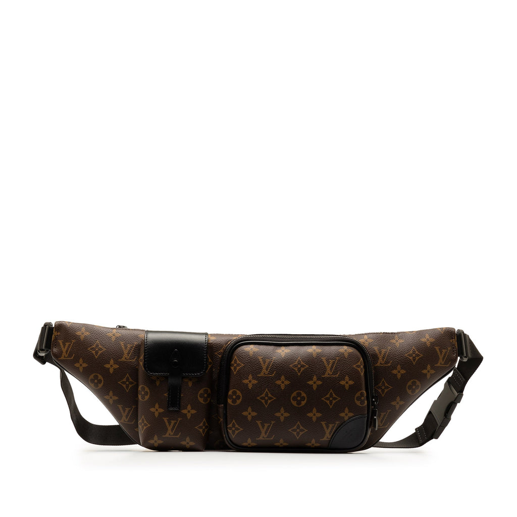 Brown Louis Vuitton Monogram Macassar Christopher Bumbag Belt Bag