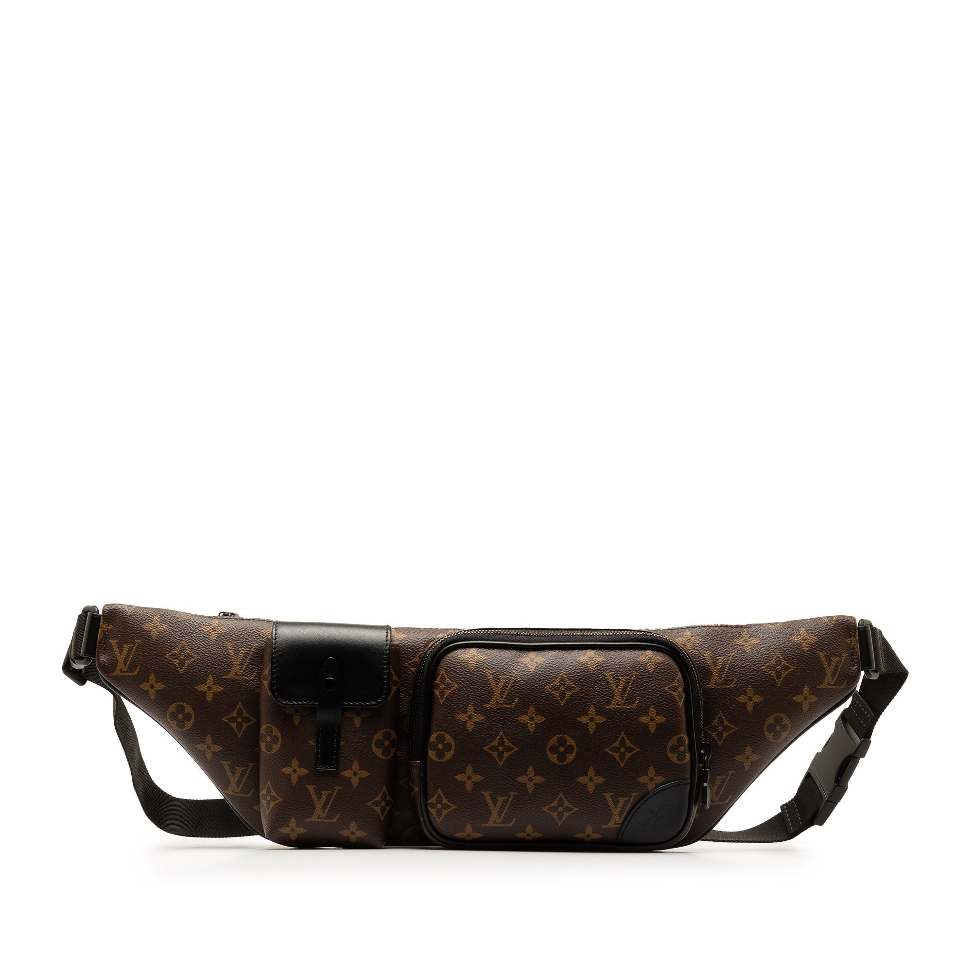 Brown Louis Vuitton Monogram Macassar Christopher Bumbag Belt Bag