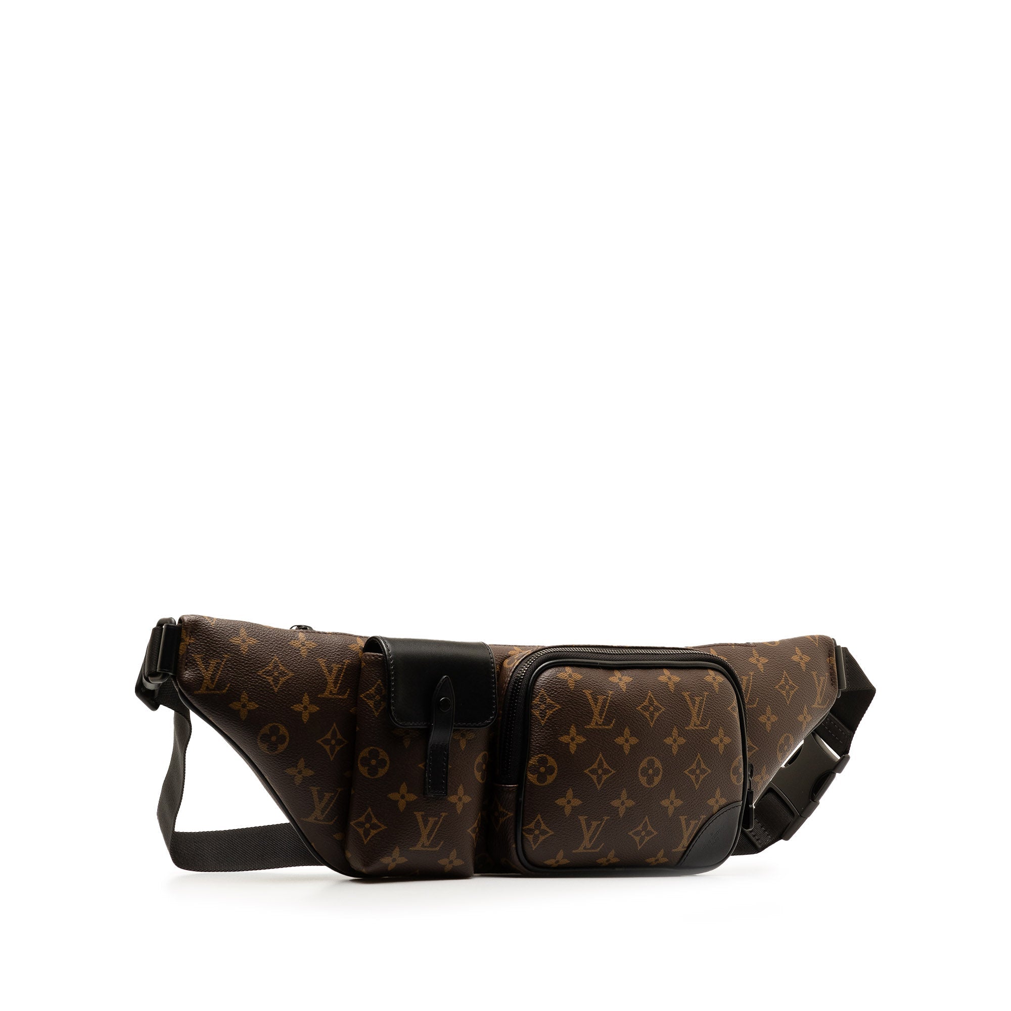 Brown Louis Vuitton Monogram Macassar Christopher Bumbag Belt Bag