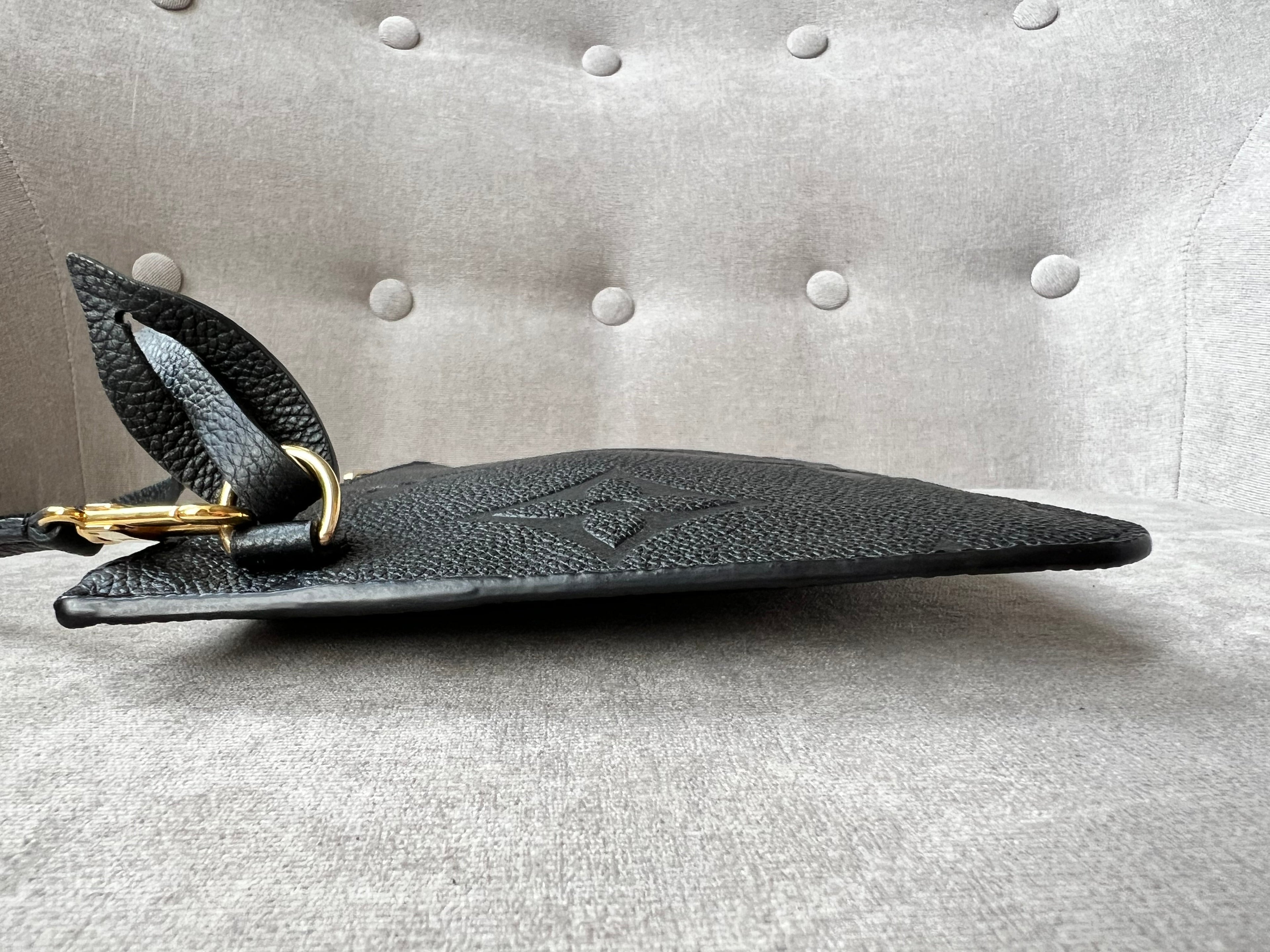 Louis Vuitton Pouch (from Neverfull) Black Empreinte