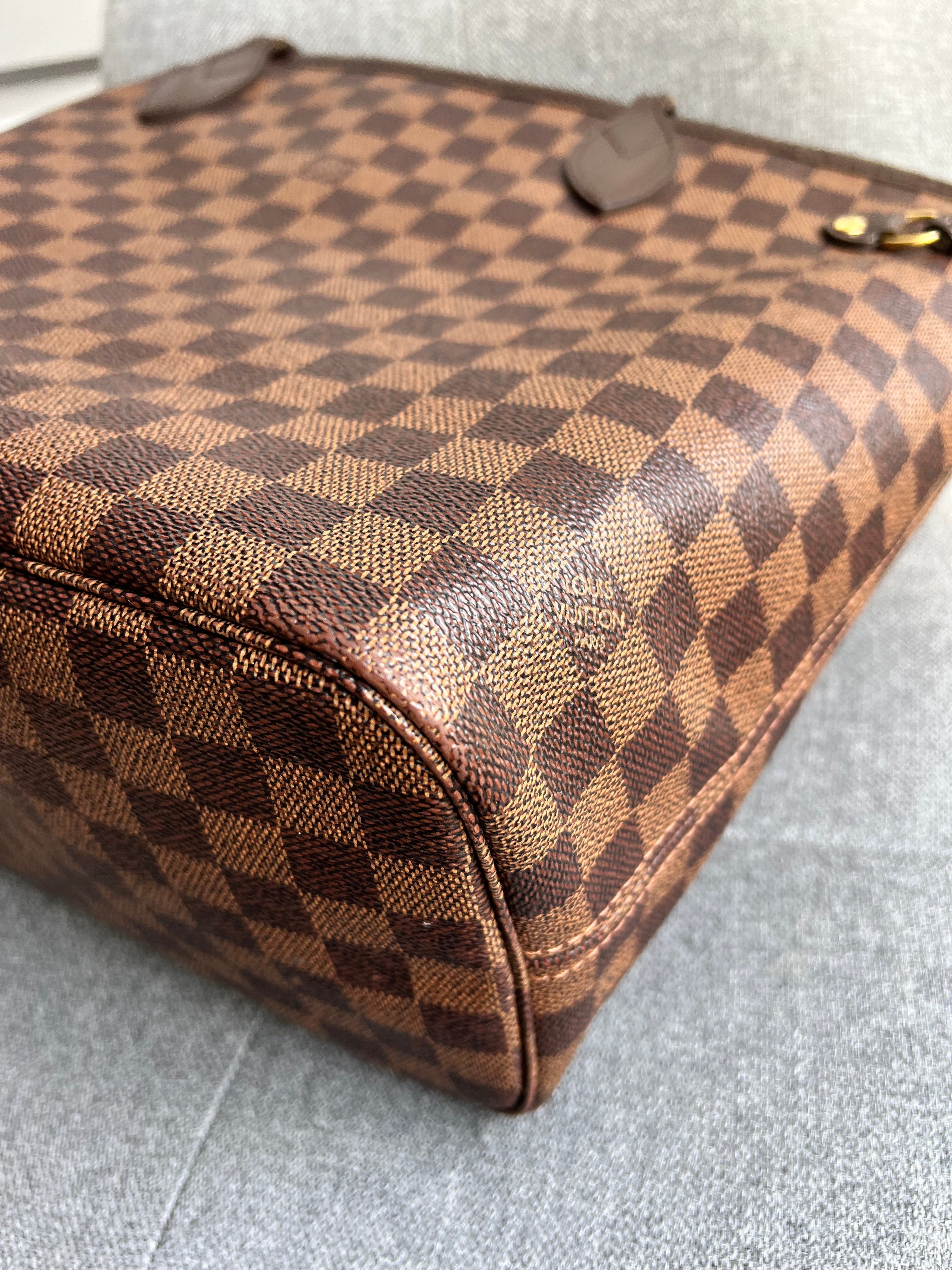 Louis Vuitton Neverfull MM Damier Ebene Cherry Interior (RRP £1,410)