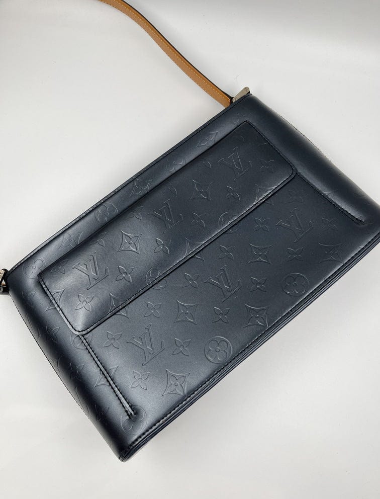 Louis Vuitton Mat Allston Handbag Monogram Vernis