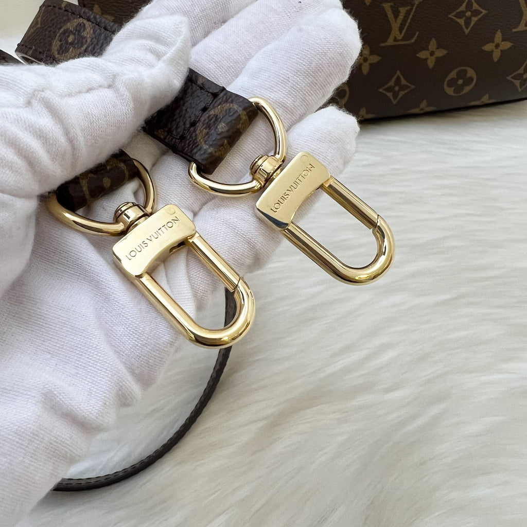 LV Sac Plat PM Monogram Canvas and GHW