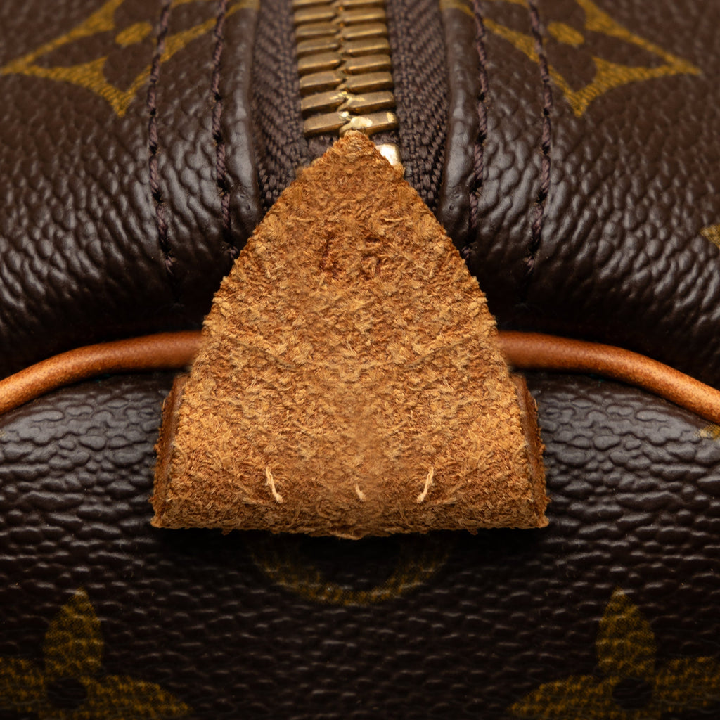 Brown Louis Vuitton Monogram Keepall 45 Travel Bag