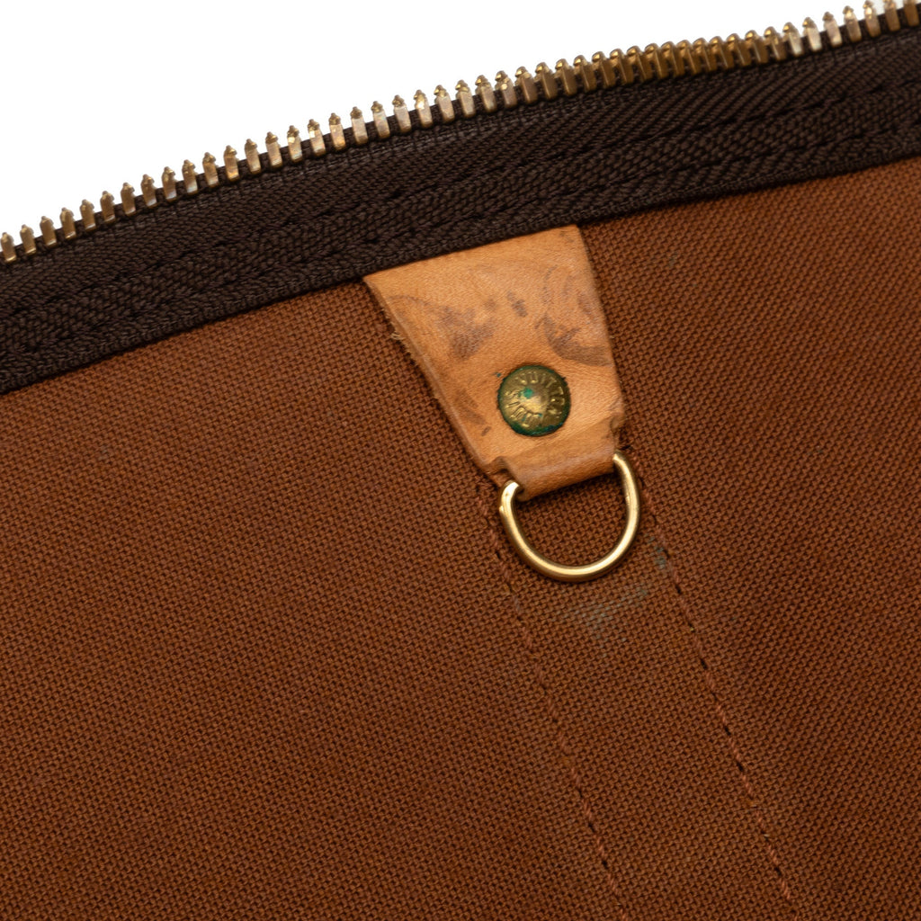 Brown Louis Vuitton Monogram Keepall 45 Travel Bag