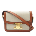 Celine Teen Triomphe White Canvas