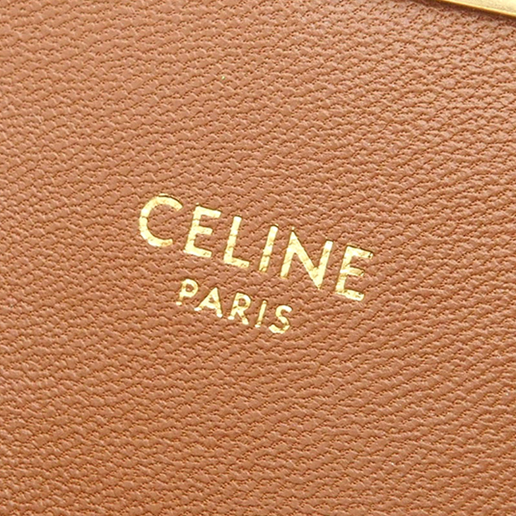 Celine Teen Triomphe White Canvas