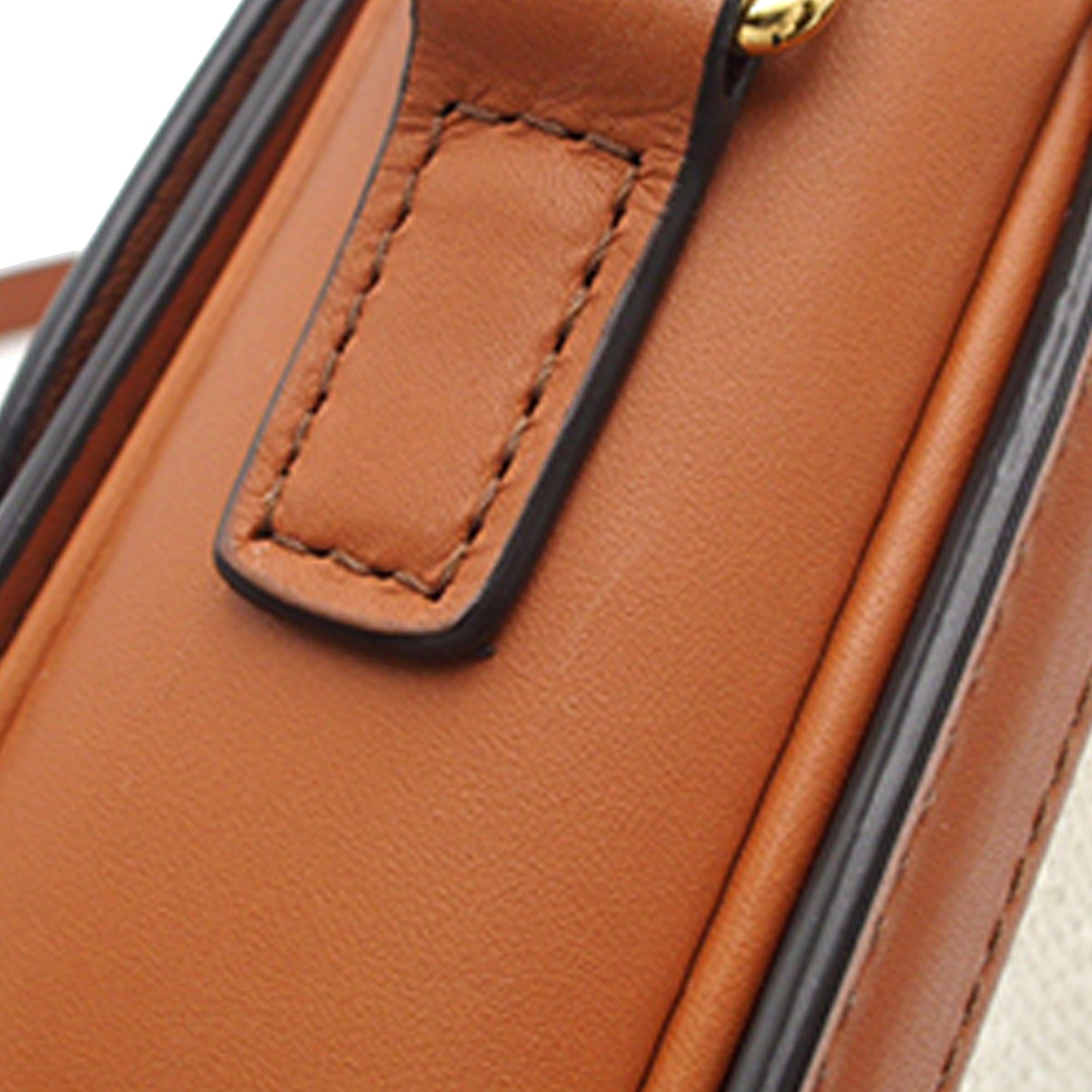 Celine Teen Triomphe White Canvas