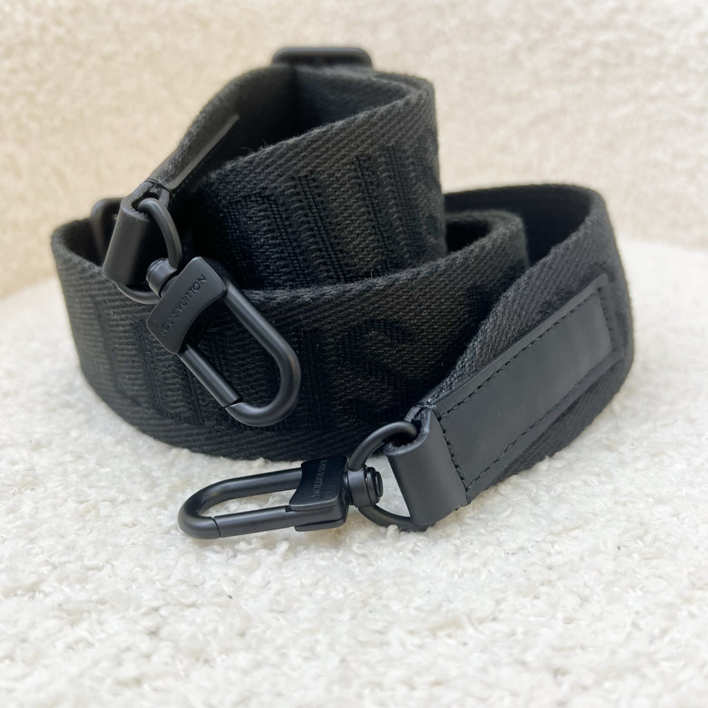 LV Alpha Wearable Wallet in Black Calf Leather and BHW