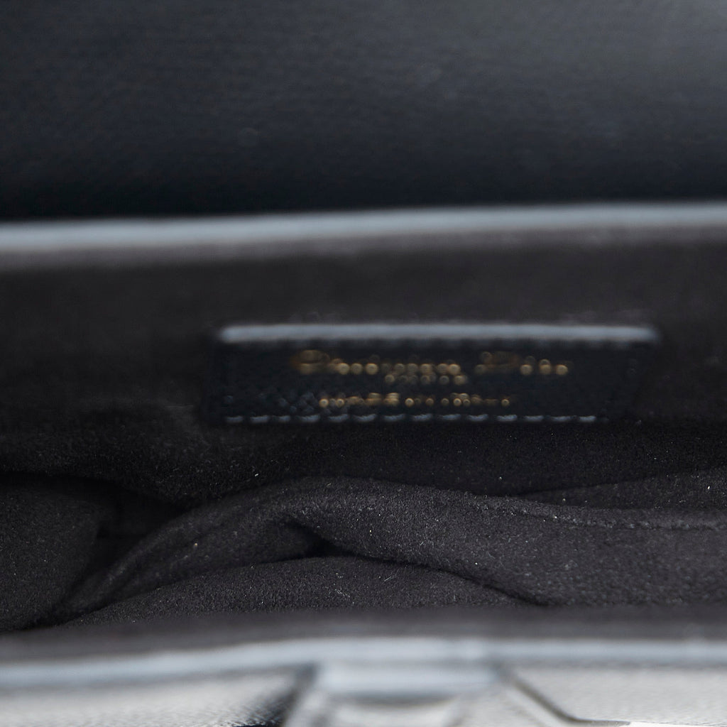 Dior Saddle Bag Mini Black Calfskin