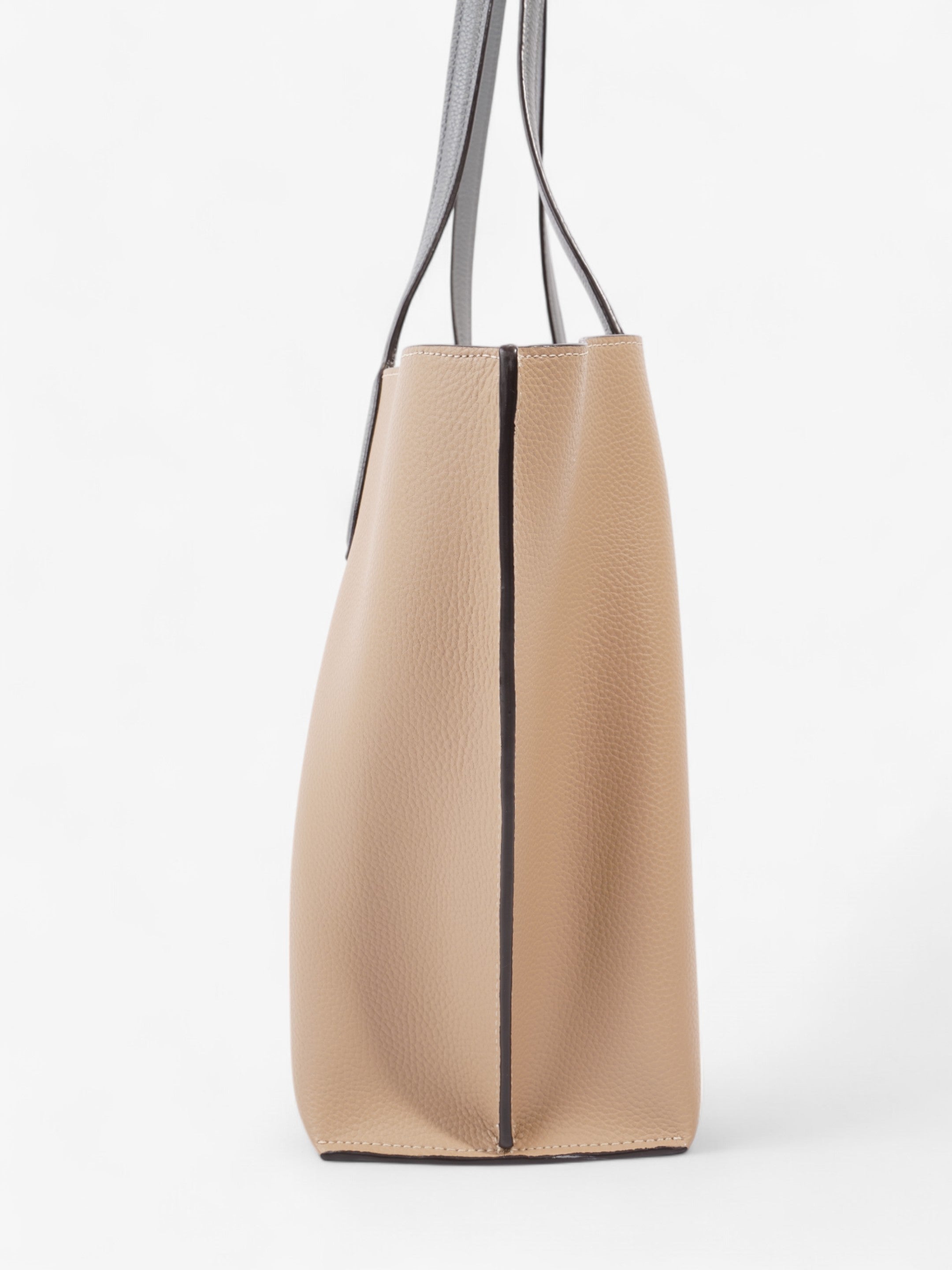 Coach Willow Tote Beige / Grey Leather