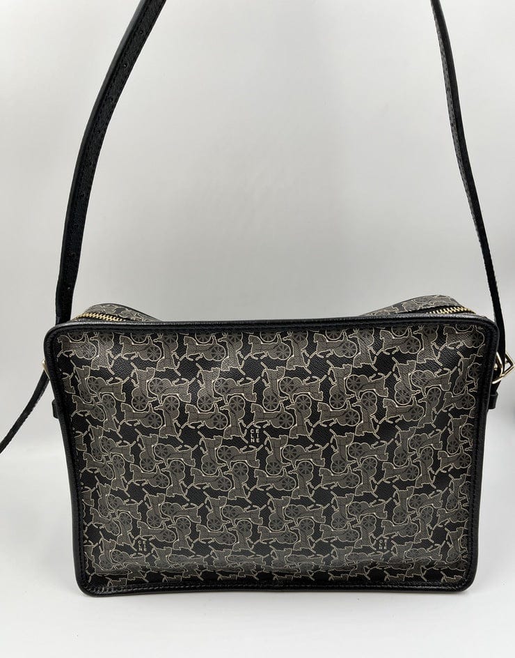 Vintage Celine Coated Canvas Sulky Bag