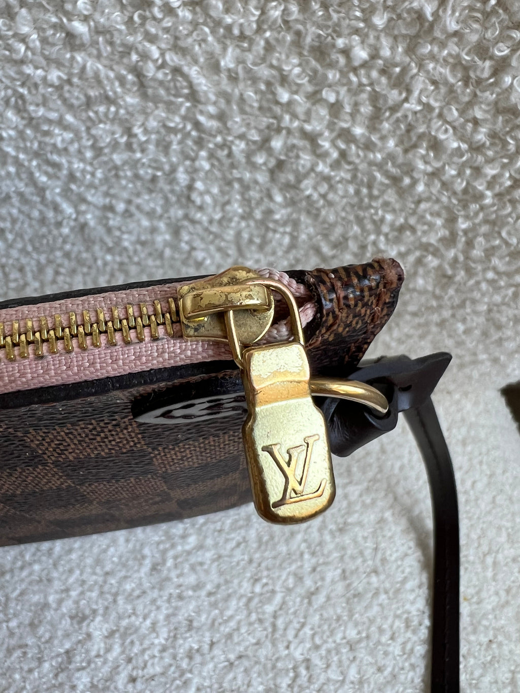 Louis Vuitton Pouch (from Neverfull) in Damier Ebene