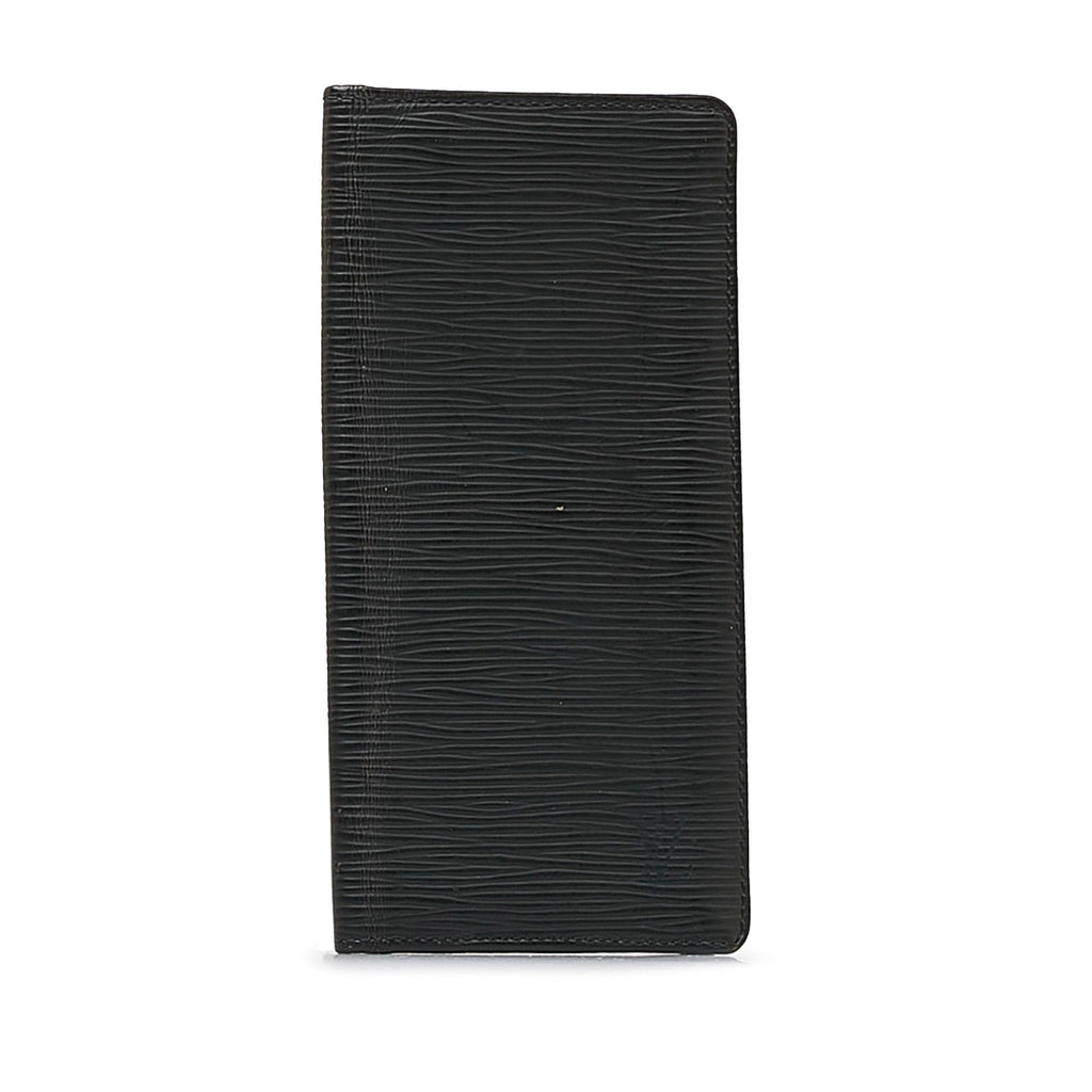Black Louis Vuitton Epi Leather Brazza Wallet