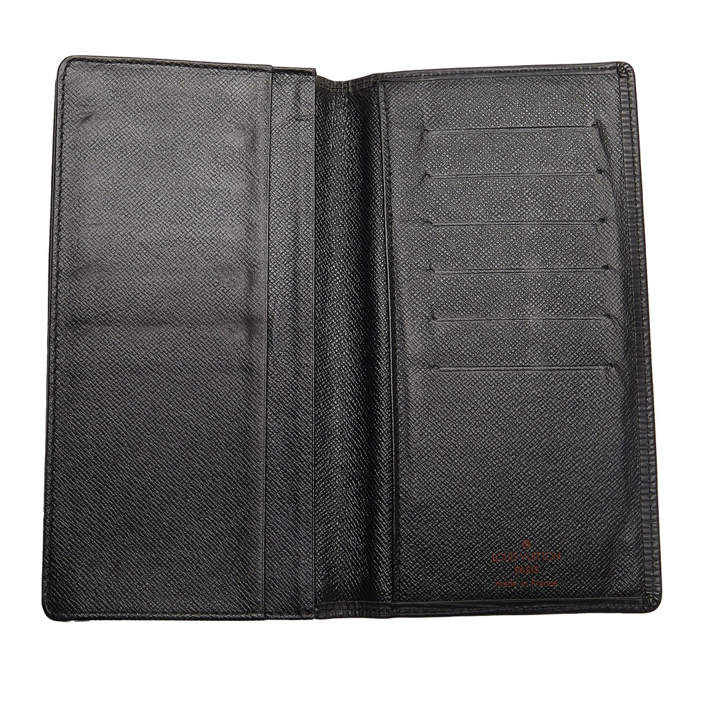 Black Louis Vuitton Epi Leather Brazza Wallet