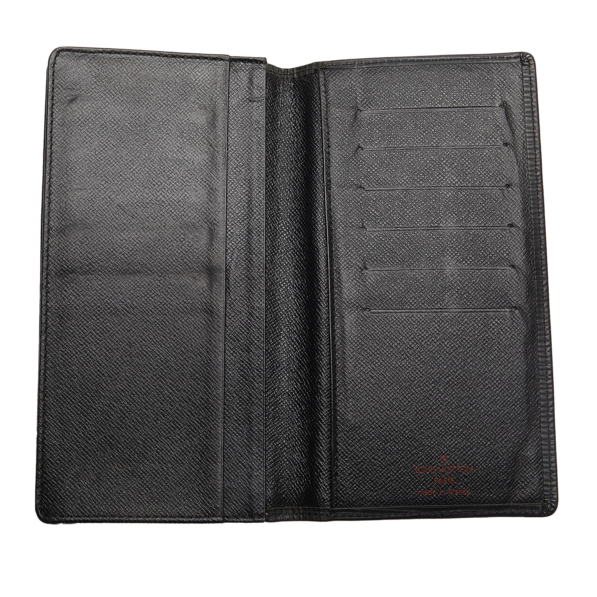 Black Louis Vuitton Epi Leather Brazza Wallet