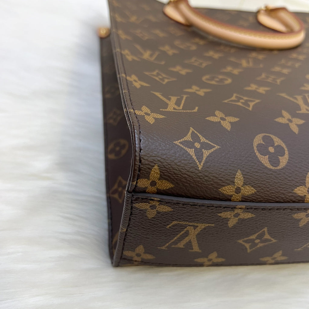 LV Sac Plat PM Monogram Canvas and GHW