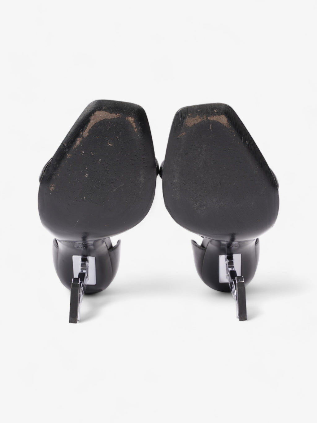 Saint Laurent Opyum 110mm Black Leather EU 38 UK 5