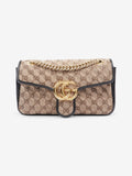 Gucci Marmont Black / Monogram Canvas Small