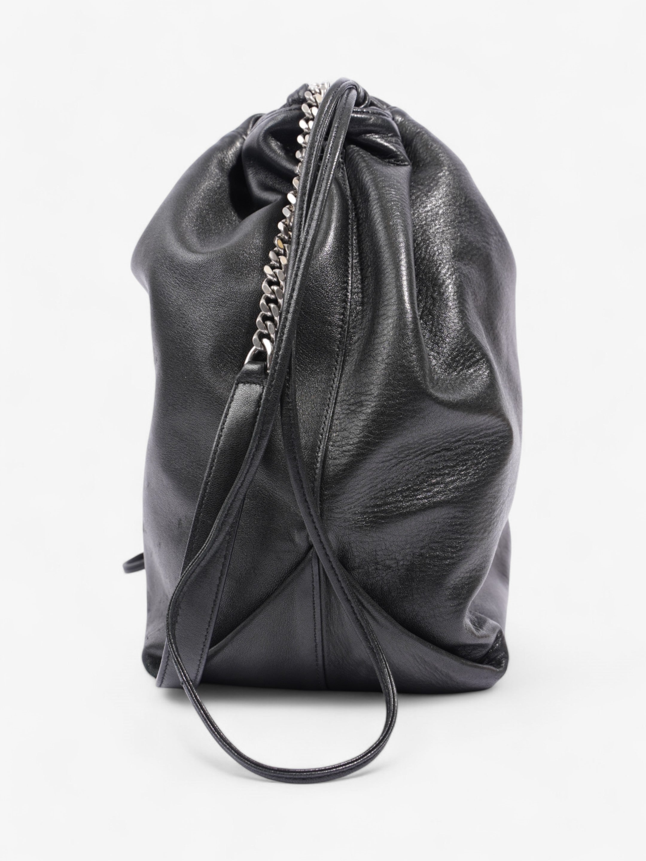 Saint Laurent Teddy Chain Black Leather