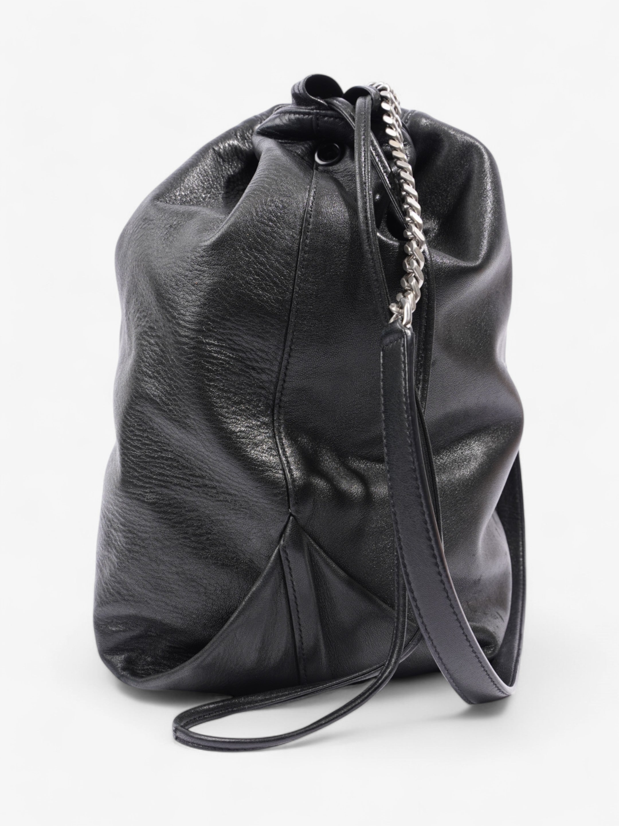 Saint Laurent Teddy Chain Black Leather