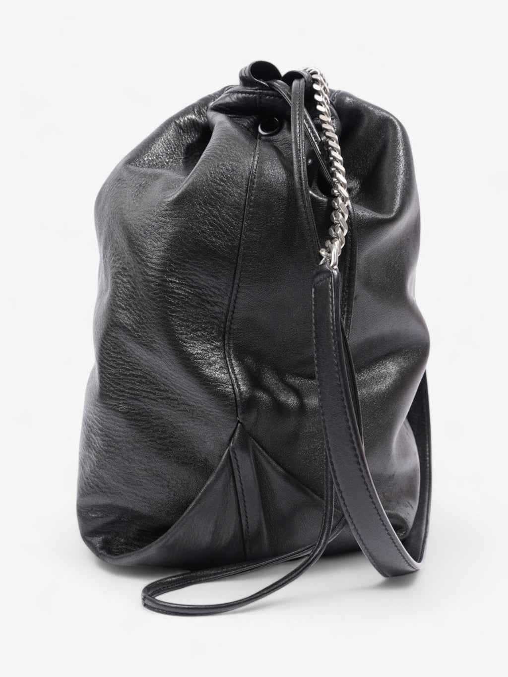 Saint Laurent Teddy Chain Black Leather