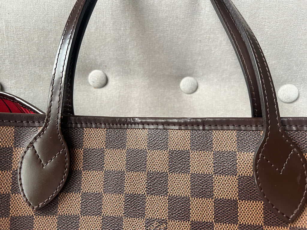 Louis Vuitton Neverfull MM Damier Ebene Cherry Interior (RRP £1,410)