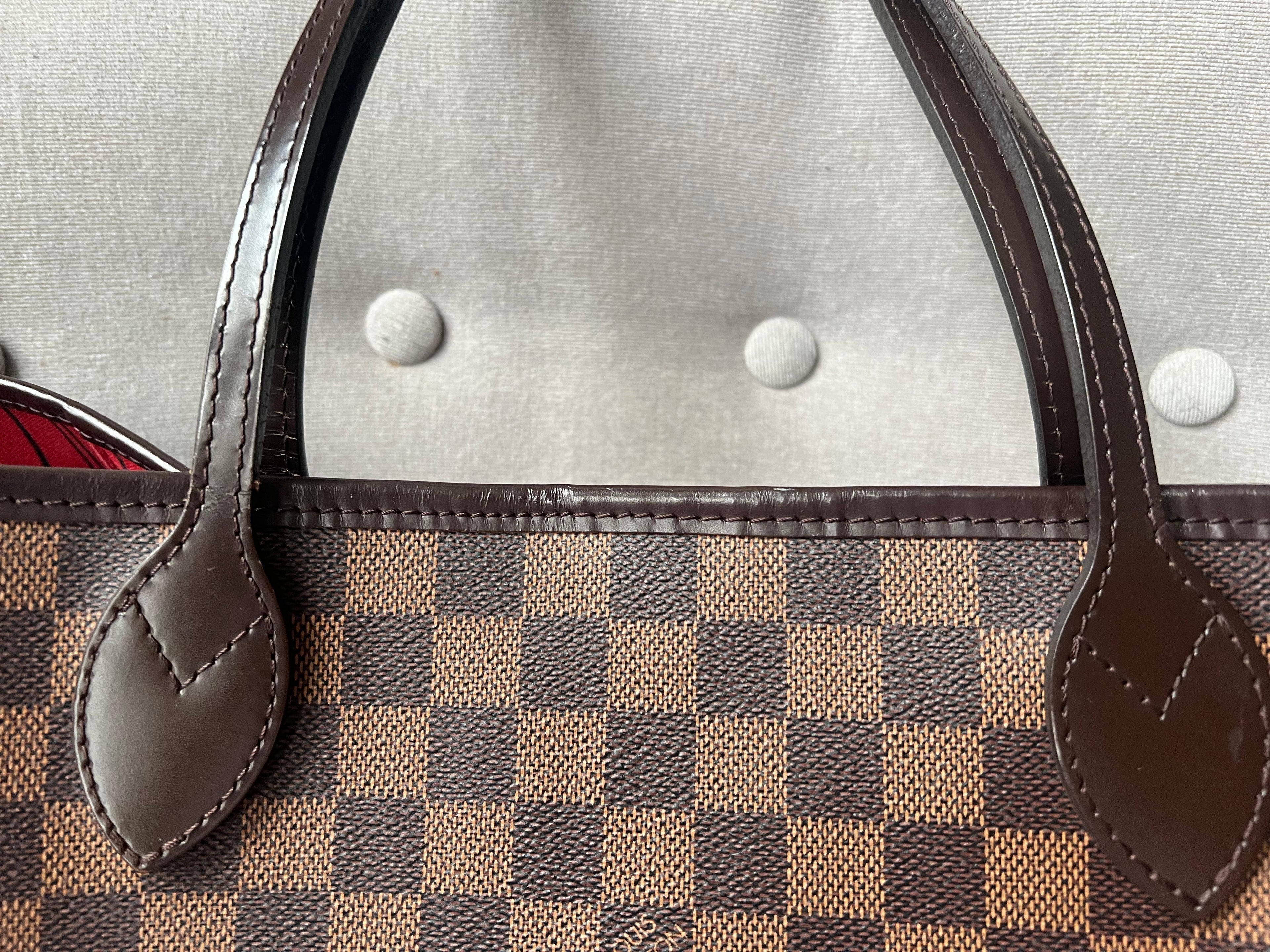 Louis Vuitton Neverfull MM Damier Ebene Cherry Interior (RRP £1,410)