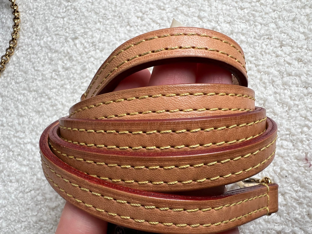 Louis Vuitton Red and Monogram Pallas Pochette