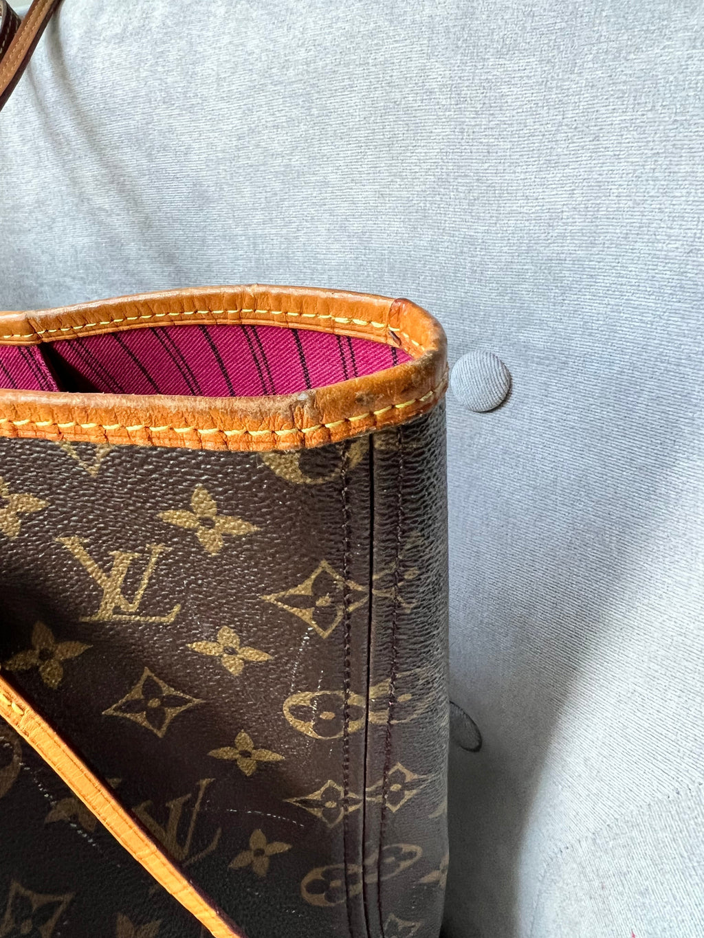 Louis Vuitton Neverfull GM Monogram Pivoine Interior (RRP £1,460)