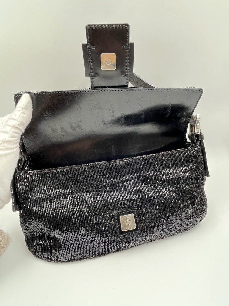Fendi Sequin Beaded Baguette Bag