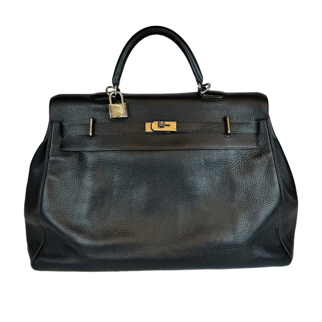 HermÃƒÆ’Ã‚Â¨s Kelly 50 Black Togo