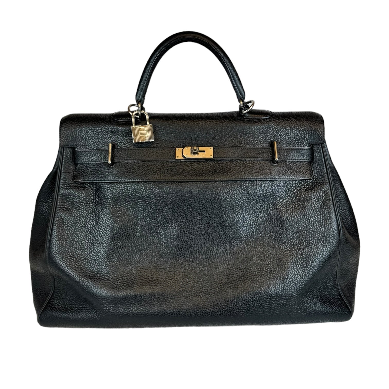 HermÃƒÆ’Ã‚Â¨s Kelly 50 Black Togo