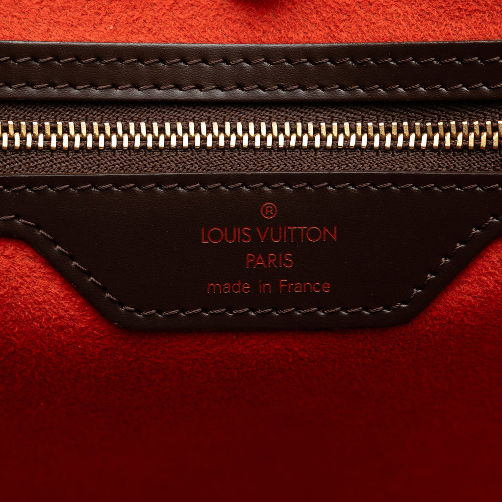 Brown Louis Vuitton Damier Ebene Manosque GM Tote Bag