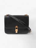Saint Laurent Le CarrèŒ… Black Leather Medium