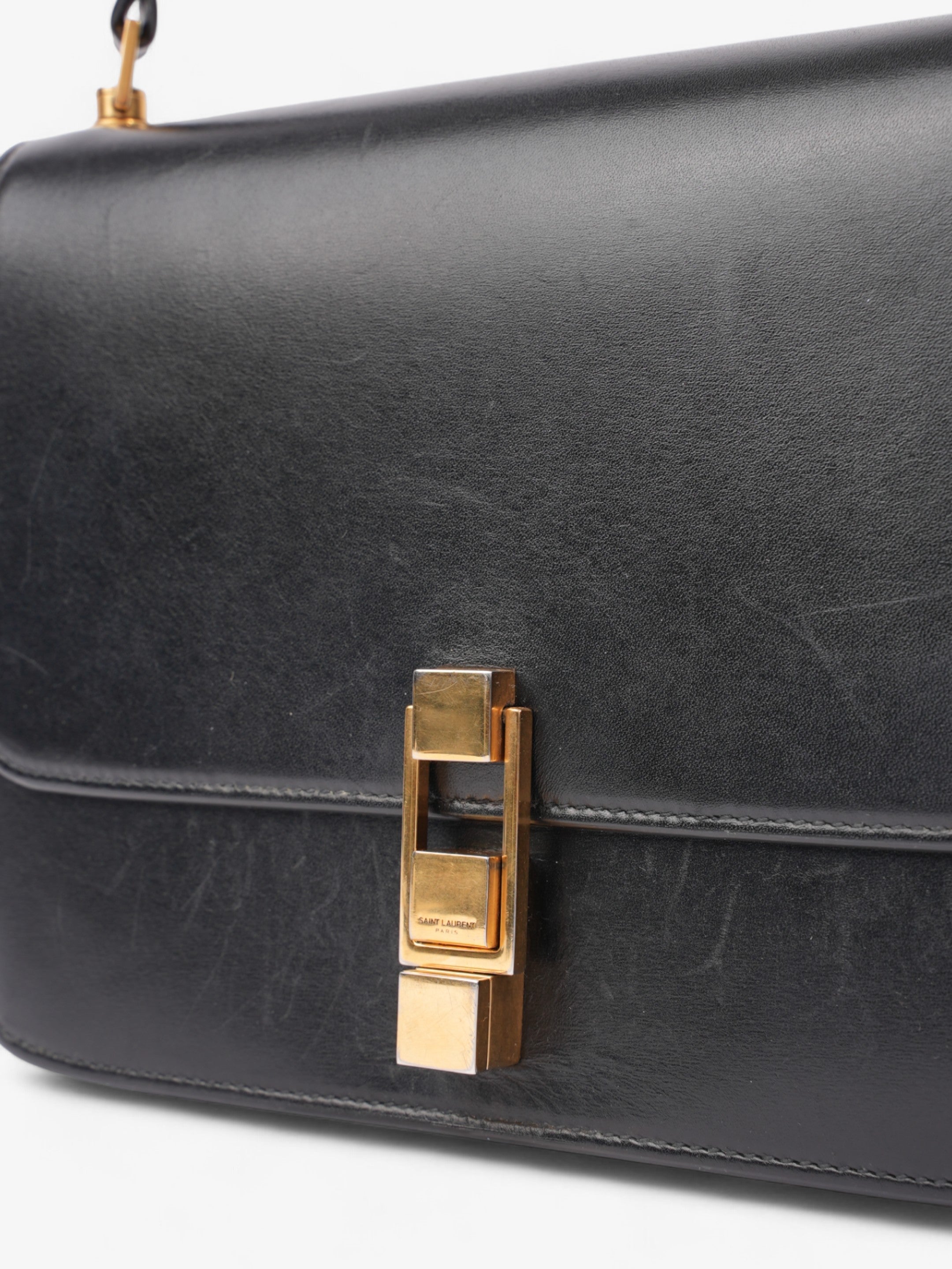 Saint Laurent Le CarrèŒ… Black Leather Medium