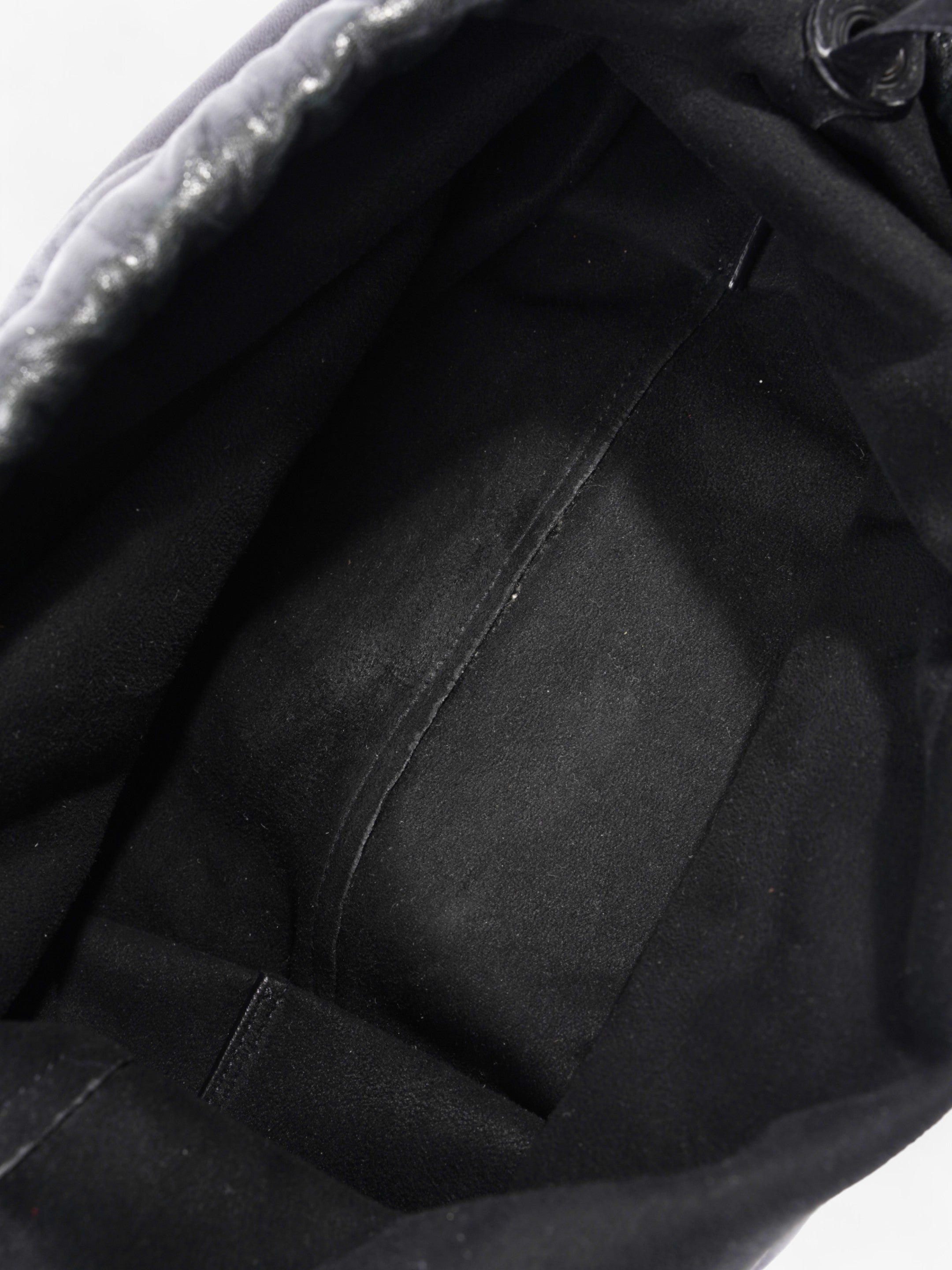 Saint Laurent Sac Pouch Black Leather