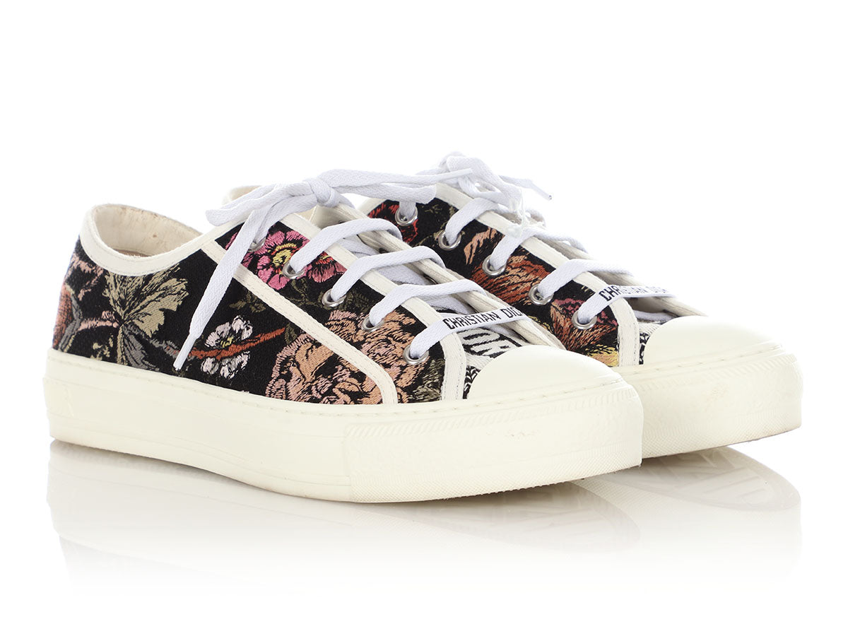 Dior Black and Multicolor Jardin Botanique Walkâ€™Nâ€™Dior Sneakers