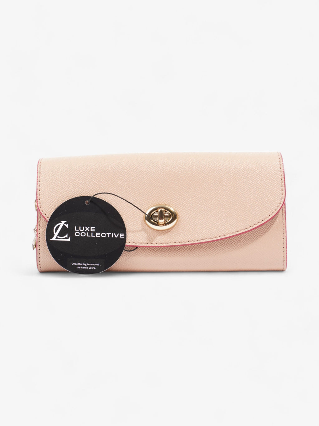 Coach Slim Envelope Wallet Nude Leather
