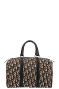 CHRISTIAN DIOR Boston Bag Oblique Blue