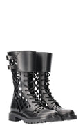 CHRISTIAN DIOR D-Trap Combat Boots Black